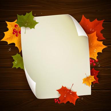 autumn harvest backgrounds vector