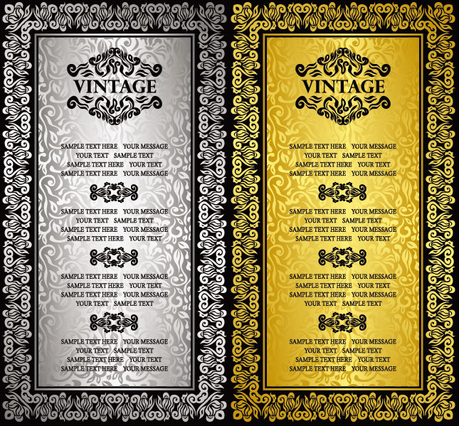 vintage seamless background vector