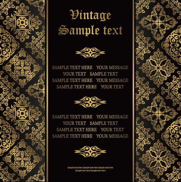 vintage seamless background vector