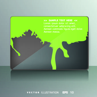 shiny colored card design vector