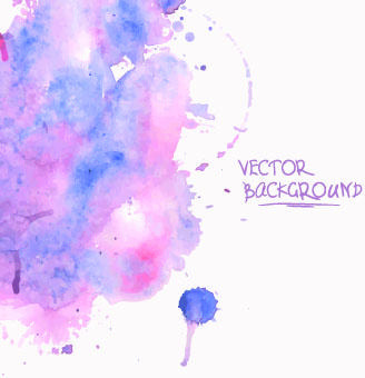 watercolor art background vector