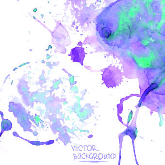 watercolor art background vector