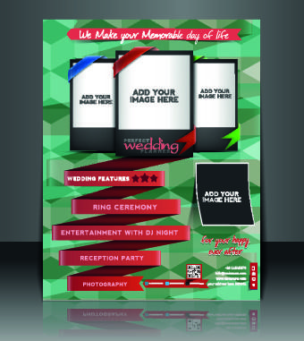 business flyer and brochure cover design vector