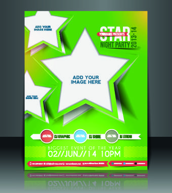 business flyer and brochure cover design vector