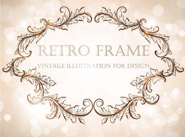 gorgeous ornate border vector