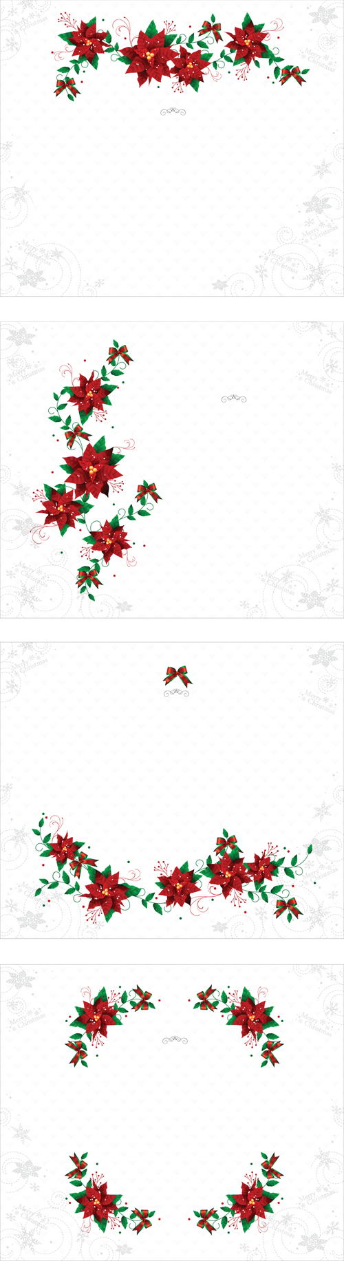 floral border and elegant vector