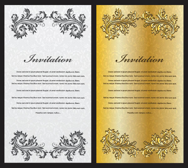 ornate floral certificate vector