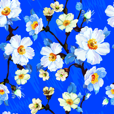 beautiful floral patterns vector ser