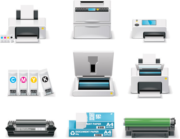 small appliances icons vector vector