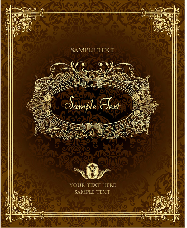 gorgeous ornate border vector