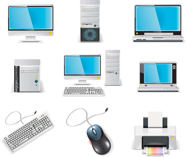 computer device icon vector