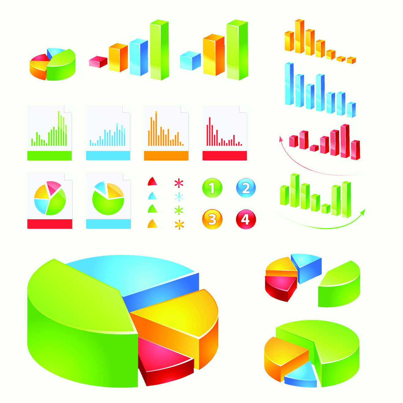 data statistics icon vector