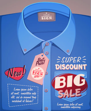 sales promotion poster design vector