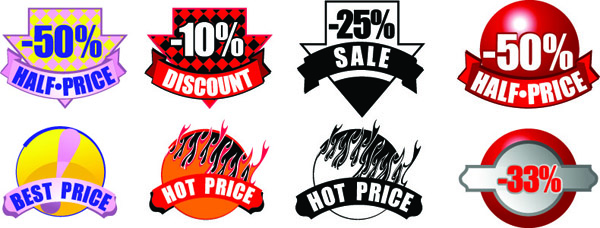 price discount icon vector