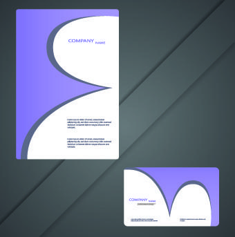 cards and brochure design elements vector