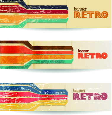 retro garbage business banner vector