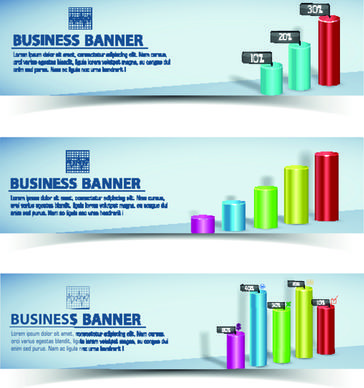 retro garbage business banner vector