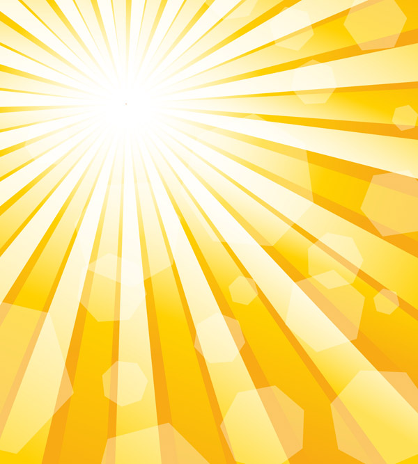 elements of sun ray of light beam backgrounds art