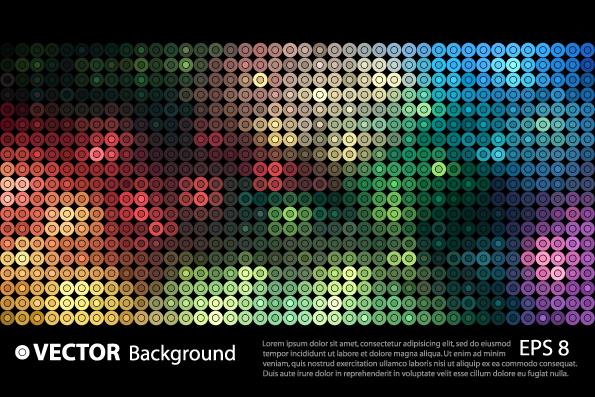 mosaic background vector graphics