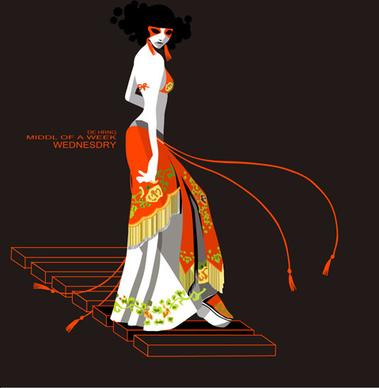 fashion woman vector