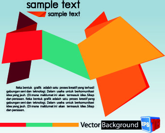 colored origami vector backgrounds