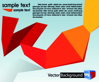 colored origami vector backgrounds