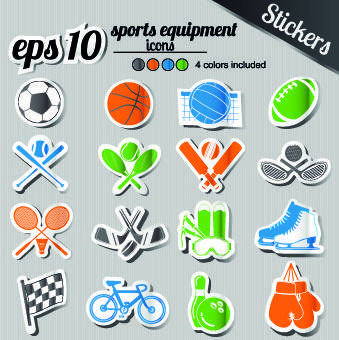 icons stickers vector