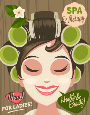 spa therapy and beauty vector