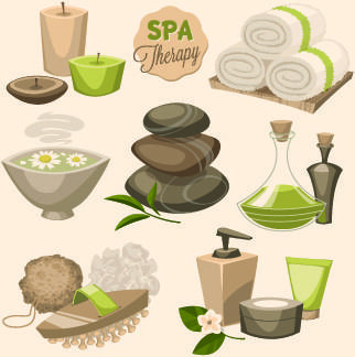 spa therapy and beauty vector