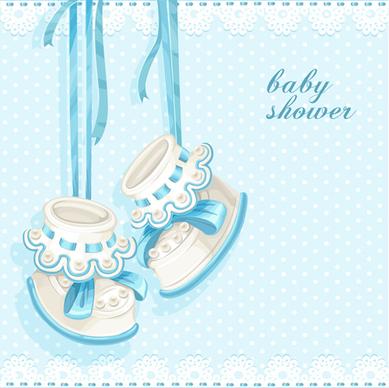 cute baby objects design elements