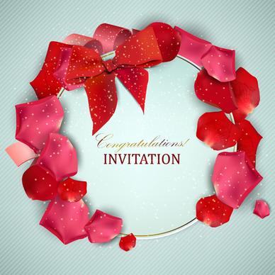 love and romantic invitation cards