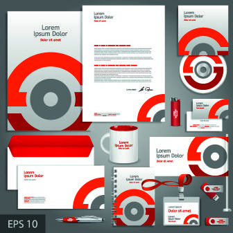 vector corporate identity template kit