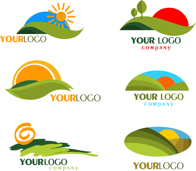 icon and logo trees vector