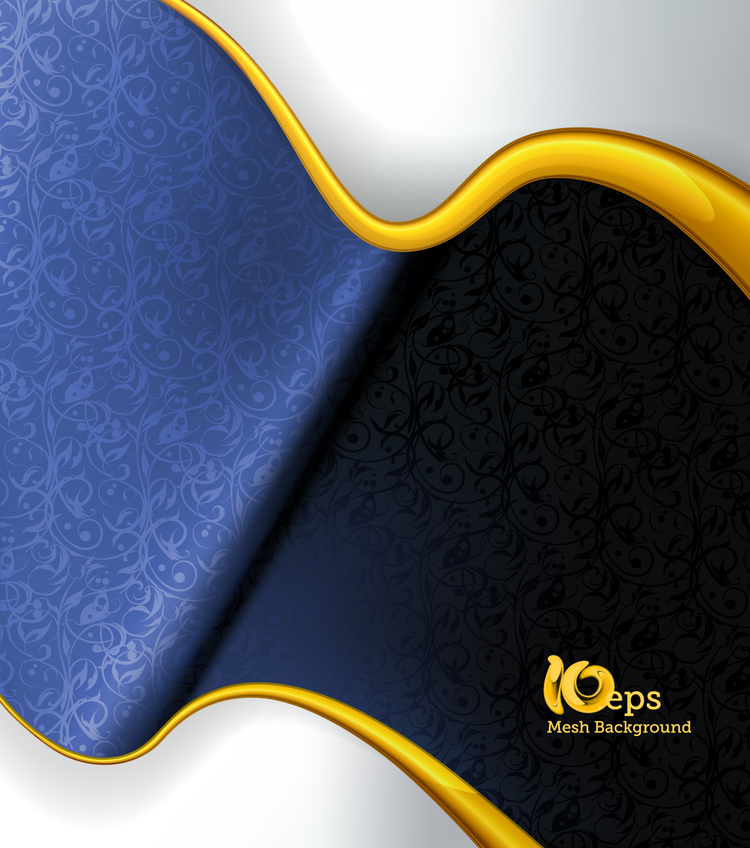 curve background vector graphic