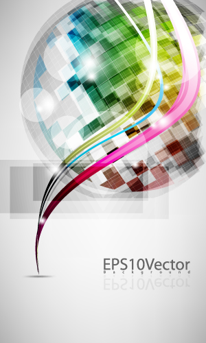 abstract colored dream background 1 vector graphic