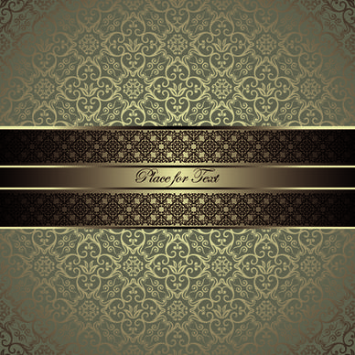 luxurious damask patterns background