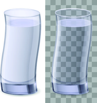 glass vector illustration