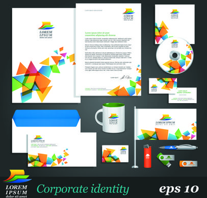 corporate identity kit vector templates