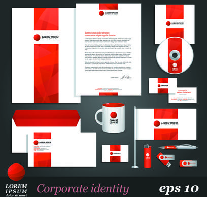 corporate identity kit vector templates