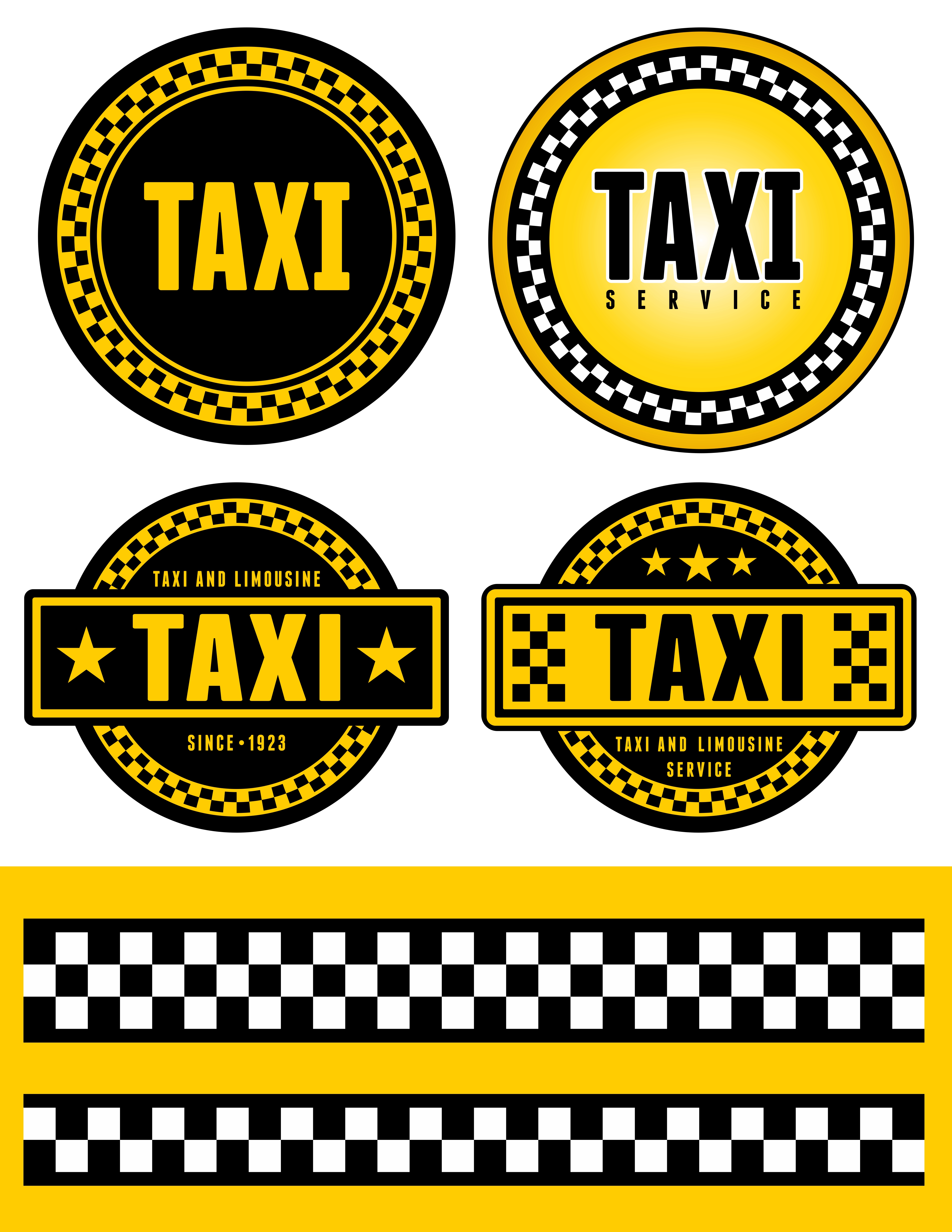 set of taxi labels vector