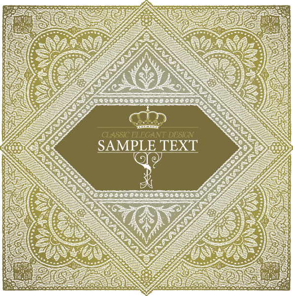 decorative pattern cloth background vector