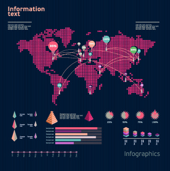 creative business infographic vector