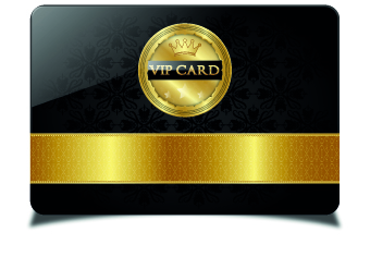 luxurious vip cards vector