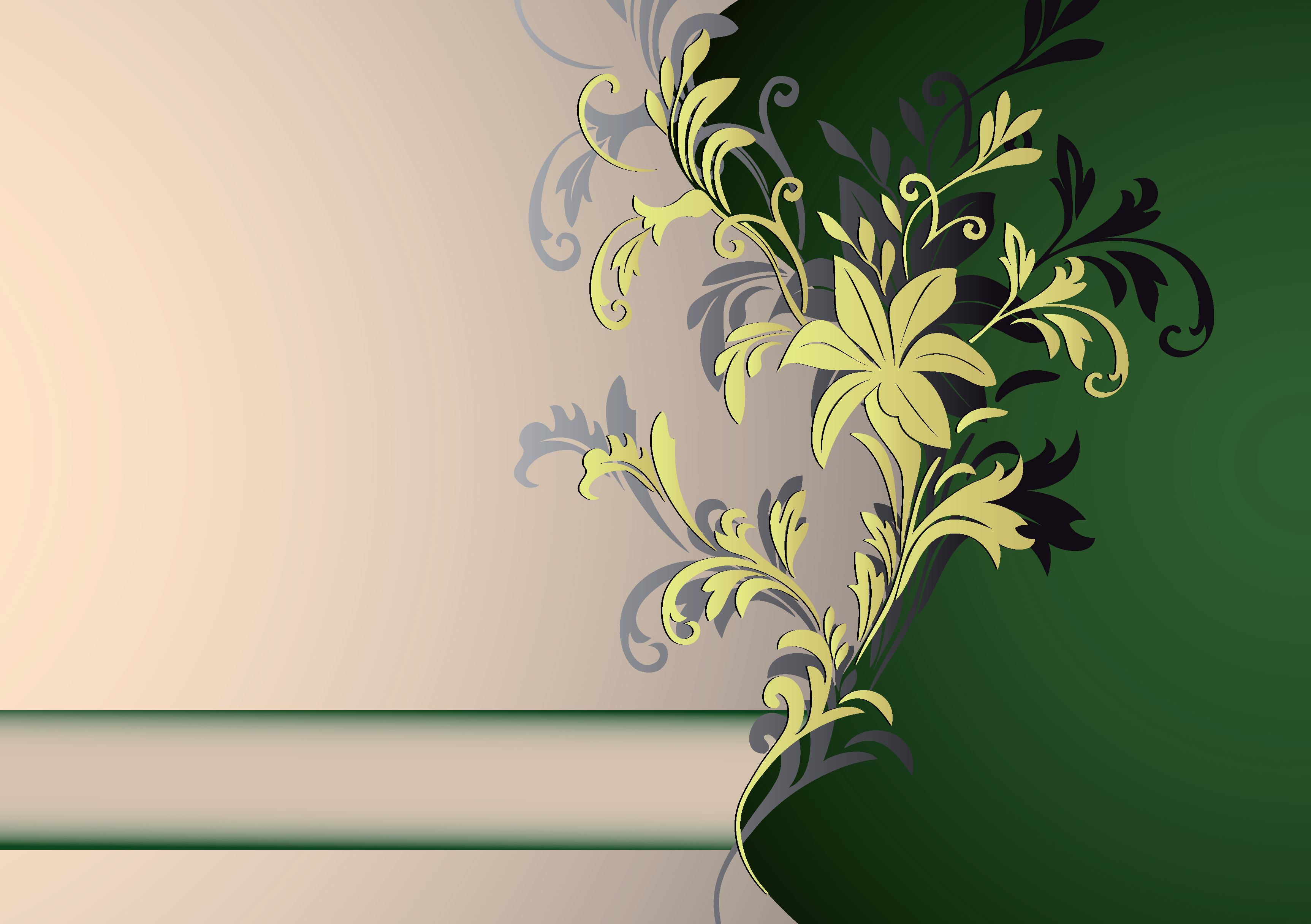 elegant floral background art