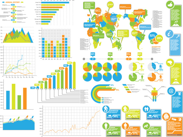 colorful infographics