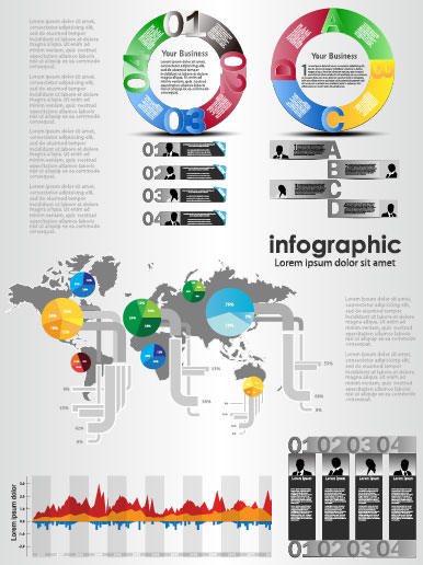 creative infographics design vector