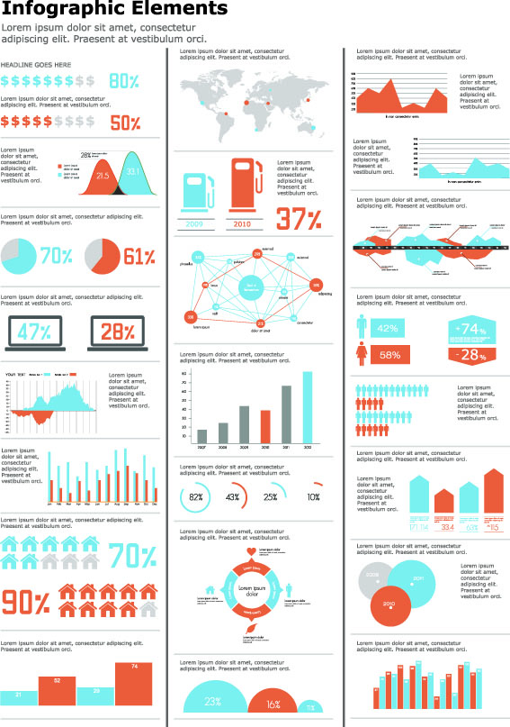 analysis of information graphics vector graphic