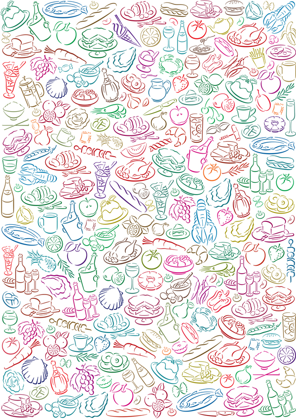 lovely diet background art