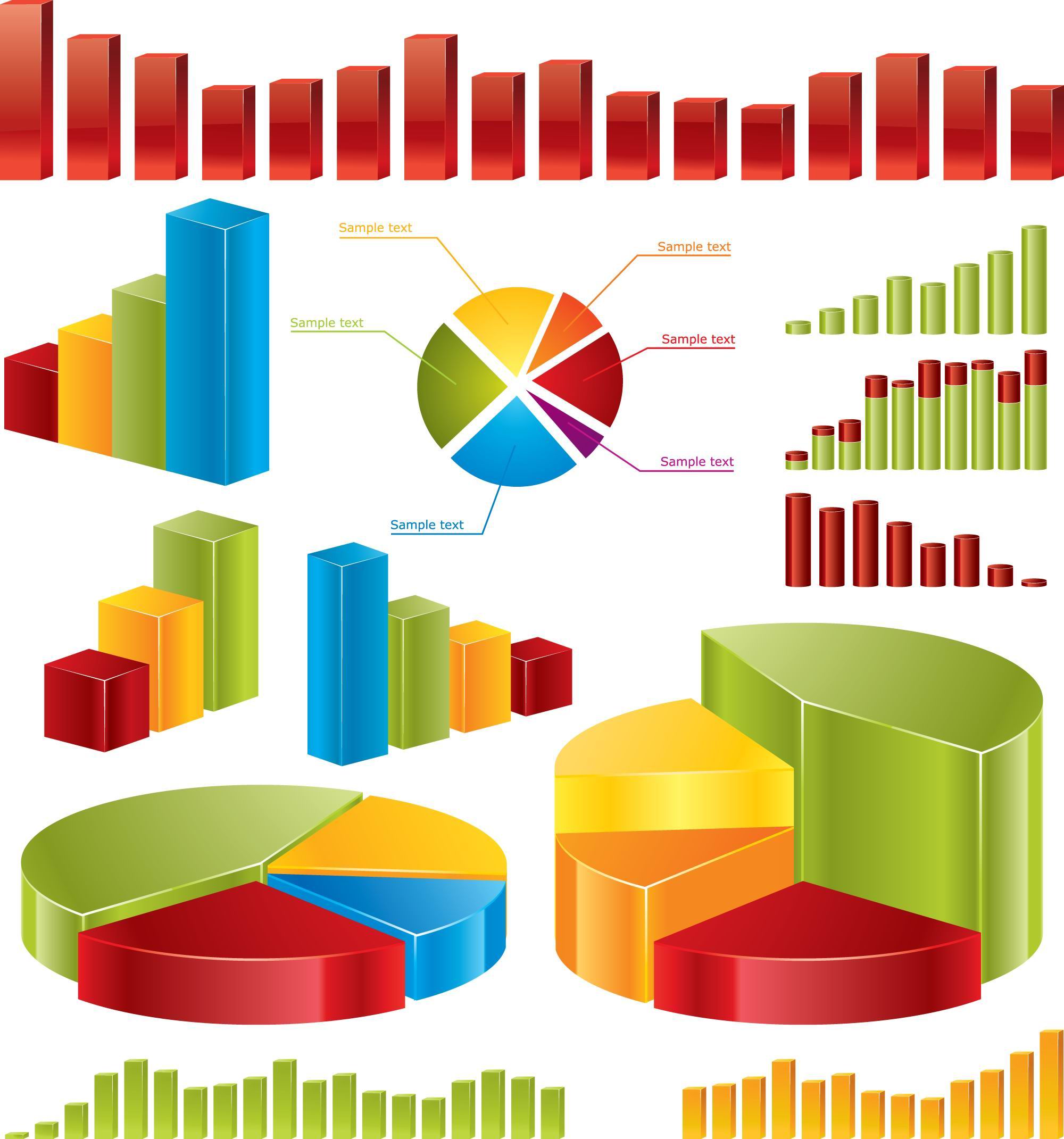 3d renderings elements vector