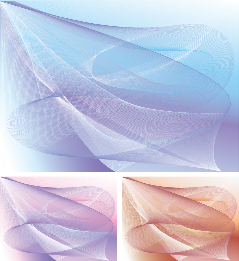 dream dynamic lines backgrounds art vector